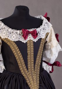 Suknia dworska około 1665-1670r.